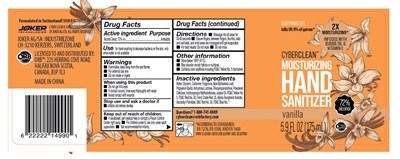 01 (Cyber Clean Moisturizing Hand Sanitizer (175ml) Vanilla)